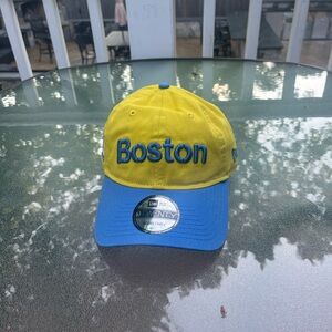 MLB Red Sox hat New yellow and blue